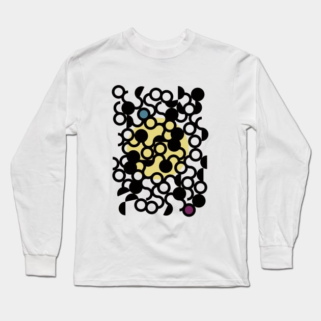 Contraption of Circles 4 Long Sleeve T-Shirt by Dez53